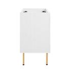 Modway Chaucer 30" Bathroom Vanity Cabinet - White-Rattan Weave Doors