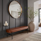Zuo Ploce Bench - Brown-Furniture Colour: Brown