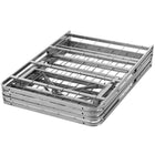 Modway Horizon Stainless Steel Queen Bed Frame - Silver-Weight Capacity To 1300 lb