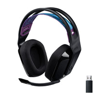 Logitech 981-000971 G535 LIGHTSPEED Wireless Gaming Headset - Black-LIGHTSPEED Wireless: Pro-grade LIGHTSPEED wireless technology provides 33 hours of battery life and up to 12 meters of reliable wireless freedom