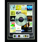Genesis Discography Print with Platinum LP - Framed Print - 29" x 38"-Premium music memorabilia