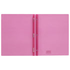 Staples 3-Prong Fastener Poly Report Cover - Red-Sheet Capacity: 80