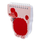 Pep Rally Mini Die Cut Notebook - 40 Sheets - Poodle-Spiral bound