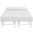 Modway Horizon Stainless Steel Full Bed Frame - White-Eliminates Need For Box Spring