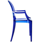 Modway Casper Dining Armchairs - Blue - 4 Pack-Sturdy Acrylic