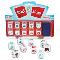 Junior Learning Roll A Story Dice Game -A collection of ten beautifully illustrated dice for generating creative stories