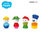 SmartMax My First People Playset - Set of 12-Develops children: Concentration, Planning, Problem solving, Spatial insight and Visual perception