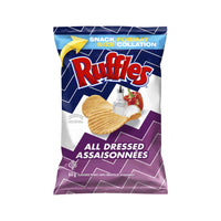 all dressed ruffles Ruffles Big Grab All Dressed Flavoured Potato Chips - 60g - 36 Pack