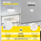 Bell+Howell Bionic Wireless Super Bright LED Ceiling Light with Remote-Motion sensor: the ceiling light has a motion activated function which senses motion from 15 ft. away, with a 120° field of view to ensure maximum coverage - perfect for hallways and closets at night, this function can be turned on and off