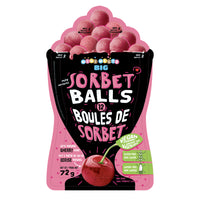 Mini Melts BIG Cherry Sorbet Balls - 72 mL - 12 Pack-Made with real fruit juice