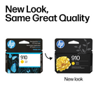 HP 910 Yellow Original Ink Cartridge-Original ink cartridge