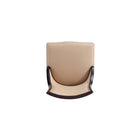 Manhattan Comfort Grand 18.5" Traditional Faux Leather and Velvet Upholstered Dining Chair - Tan - Set of 2-30 Day Limited Manufacturer's Warranty