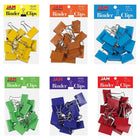JAM Paper Colourful Binder Clips Assortment - Large - 1 1/2" (41 mm) - Rainbow Assortment - 72 Pack-Colour: Assorted Rainbow Colours (Red, Yellow, Orange, Green, Blue, Purple) | Made of tempered steel for an extra strong hold