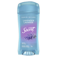 Secret Fresh Clear Gel Antiperspirant & Deodorant for Women - 73 g - Lavender-72-hr breathable odor protection - sweat and odor are no match for its 72 hours of odor control formula. whether you're working, exercising, or enjoying a busy day, this deodorant helps keep unpleasant odors at bay for up to three days.