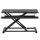 ALTIVA 32" Sit To Stand Height Adjustable Desk Riser converter - Black-Weight Capacity: 33 lb