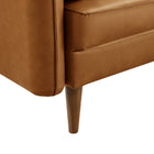 Modway Revive Upholstered Vegan Leather Accent Armchair - Tan-8