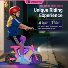 Gyrocopters Radi8 Electric Scooter for Kids - Speed 25 kmph - Range 20 km - LED Lights - Pink-For added security, the integrated Anti-Theft GPS tracker allows parents to monitor the vehicle’s location in real-time via iOS devices