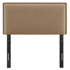 Modway Camille Upholstered Linen Blend Twin Size Headboard - Almond-Flanged Border