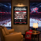Frameworth Carolina Hurricanes 2026 Stanley Cup Champions Scoreboard Design PhotoGlass Framed Photo - 18" W x 22" H-6