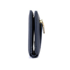 Champs Iconic Hybrid Wallet - Navy-Snap closure