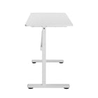 Uplite Height Adjustable Sit-Stand Ergonomic Desk - White-Tabletop Thickness: 0.71"