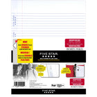 Five Star Reinforced Refill Paper, College Ruled, 8-1/2" x 11", White, 100 Sheets-Never inadvertently tear a page from a binder again