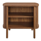 Modway Cadence Open Nightstand - Walnut-7
