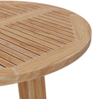 Modway Wellspring 36" Outdoor Patio Teak Wood Bar Table - Natural-Assembly Required
