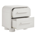 Modway Bellamy Curved 2-Drawer Nightstand - White Matte-Assembly Required