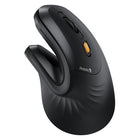 ProtoArc Bluetooth Ergonomic Vertical Mouse-Ergonomic vertical mouse features an extended wrist rest that fits snugly in the palm of your hand for a more natural, relaxed position of the forearm and wrist, reducing overall fatigue, compared to standard mice