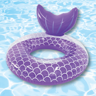 Danaplay Inflatable Mermaid Ring-Perfect Size for Kids: Inflated dimensions of 31.5 x 31.5 x 20 inches (80 x 80 x 50 cm) provide ample space for floating fun