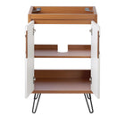 Modway Energize 24" Bathroom Vanity Cabinet - Cherry/White-Assembly Required