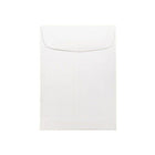 Jam Paper Open End Catalog Commercial Envelopes - 5 1/2" H x 7 1/2" W - White - 25 Pack-Fashioned from high quality 24 lb paper and features a gum closure