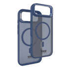 Blu Element Chromatic Kick Compatible with MagSafe Case for iPhone 17 Air - Navy-Extra camera protection with fold-out Kickstand for landscape viewing