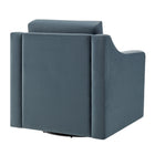 Modway Liora Performance Velvet Armchair - Cadet Blue-Arrives Fully Assembled