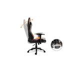 COUGAR Outrider Reclining and Tilting Gaming Chair - Black and Orange-Gas Lift Cylinder Class 4