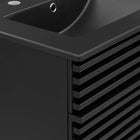 Modway Render 24" Bathroom Vanity - Black-Adjustable Storage Shelf