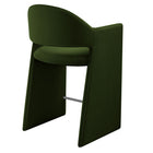 Modway Talia 37" Performance Velvet Counter Stool - Moss Green-Floor Protecting Foot Pins
