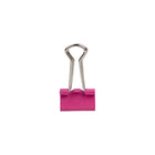 JAM Paper Colourful Binder Clips - Small - 3/4" - Pink - 25 Pack-Quantity: 25 Clips per Pack | Durable and Reusable