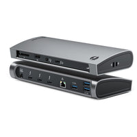 ALOGIC Thunderbolt 4 BLAZE Docking Station-10-in-1 hub: The ALOGIC Thunderbolt 4 BLAZE Docking station expands the USB-C port of your laptop or desktop into a connectivity hub by providing 3x USB-C USB 4.0 (40 Gbps), 3x USB-A 3.1 Gen 2 (10Gbps), 1x USB-A 2.0 (480Mbps), 3.5mm Combo Jack, Gigabit Ethernet Port & SD Card Reader 4.0.