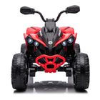 Freddo 24V Can Am Renegade 1-Seater Kids ATV - Red-Multimedia Ready: Comes with MP3/AUX input, USB port, and Bluetooth connectivity, allowing for an entertaining ride with your favorite tunes