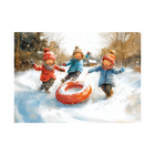 Pierre Belvedere Holiday Cards Set with Envelopes - Snowday - 6" x 4.5" - French - 20 Pack-High quality cards and envelopes for the holiday season