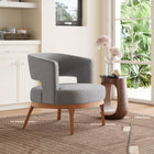 Zuo Penryn Accent Chair - Slate Grey-Chair Weight Capacity: Supports up to 285 lb