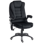 Vinsetto High Back Massage Executive Office Chair with 6-Point Vibration - Black-6 vibration massage points to relax your body