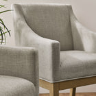 Modway Alton Fabric Upholstered Dining Armchair - Linen Natural-Kiln-Dried Solid Wood Frame
