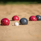 Triumph Resin Bocce Set - 100mm - Red/Blue-8