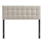Modway Lily Upholstered King Size Headboard - Dove Grey-Five Mounting Positions