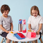 b.box Mini Lunchbox - Flamingo Fizz-Care instructions: Dishwasher safe (top rack only, up to 60°C)