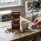 Montezuma’s Happiccino Milk Chocolate with Coffee & Cocoa Nibs Bar - 90 g - 3 Pack-Cocoa nibs add extra cocoa intensity and crunch.