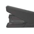 Fellowes LX840 Half Strip EasyPress Antimicrobial Stapler - Black-Quiet Performance Design